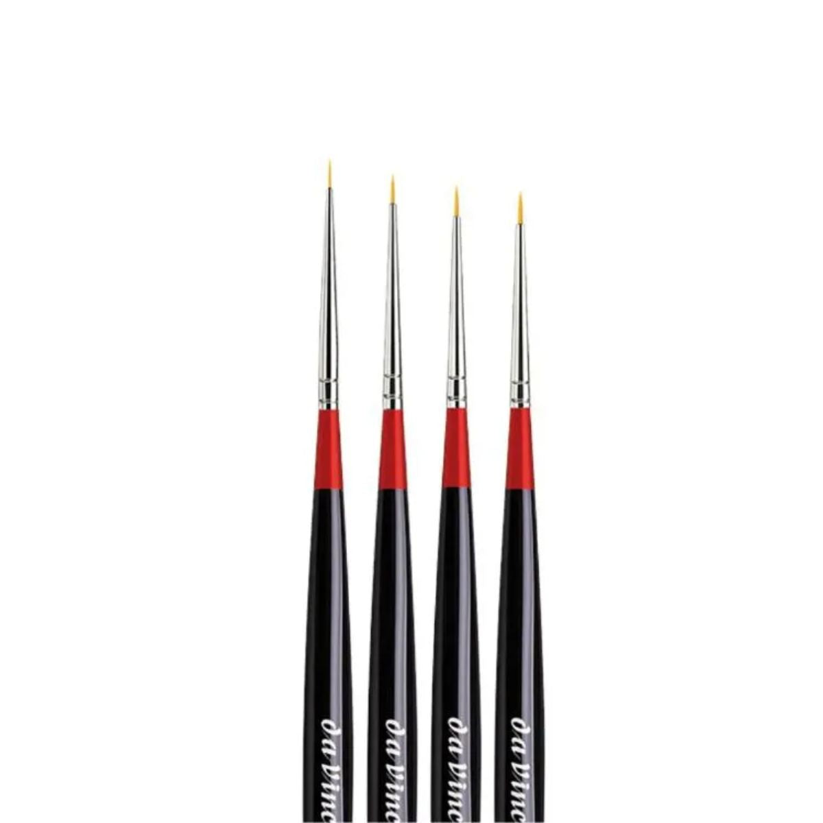 Kit Pincel da Vinci Micro-nova 4270 com 4 Unidades - Série 170 para Detalhes Finos