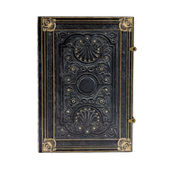 Caderno Paperblanks Nocturnelle Capa Dura Grande 120g/m² 20,5x30cm 240 Páginas com Pauta - Pb2205-3