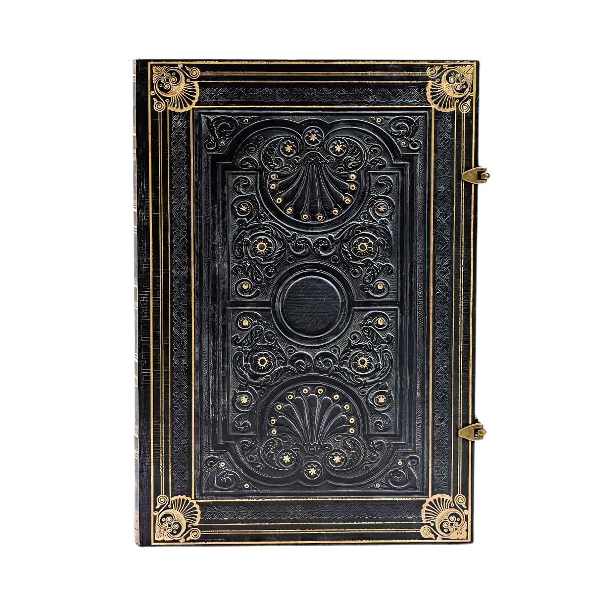 Caderno Paperblanks Nocturnelle Capa Dura Grande 120g/m² 20,5x30cm 240 Páginas com Pauta - Pb2205-3