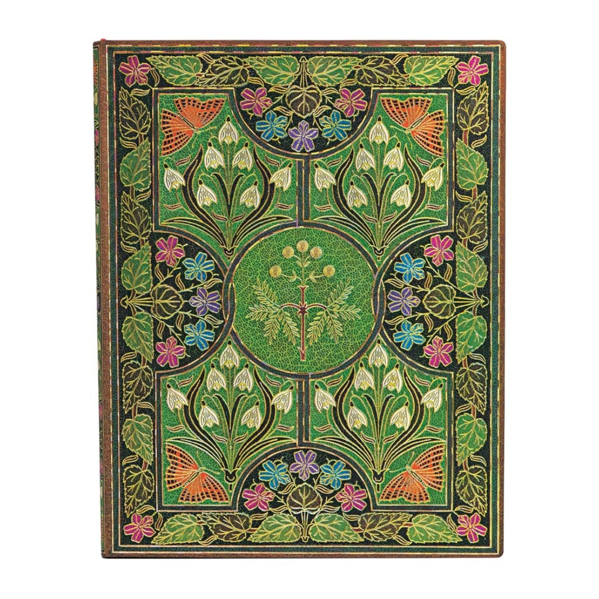 Caderno Paperblanks Poetry in Bloom Capa Flexível Ultra 100g/m² 18x23cm 176 Páginas com Pauta - Fb5358-3