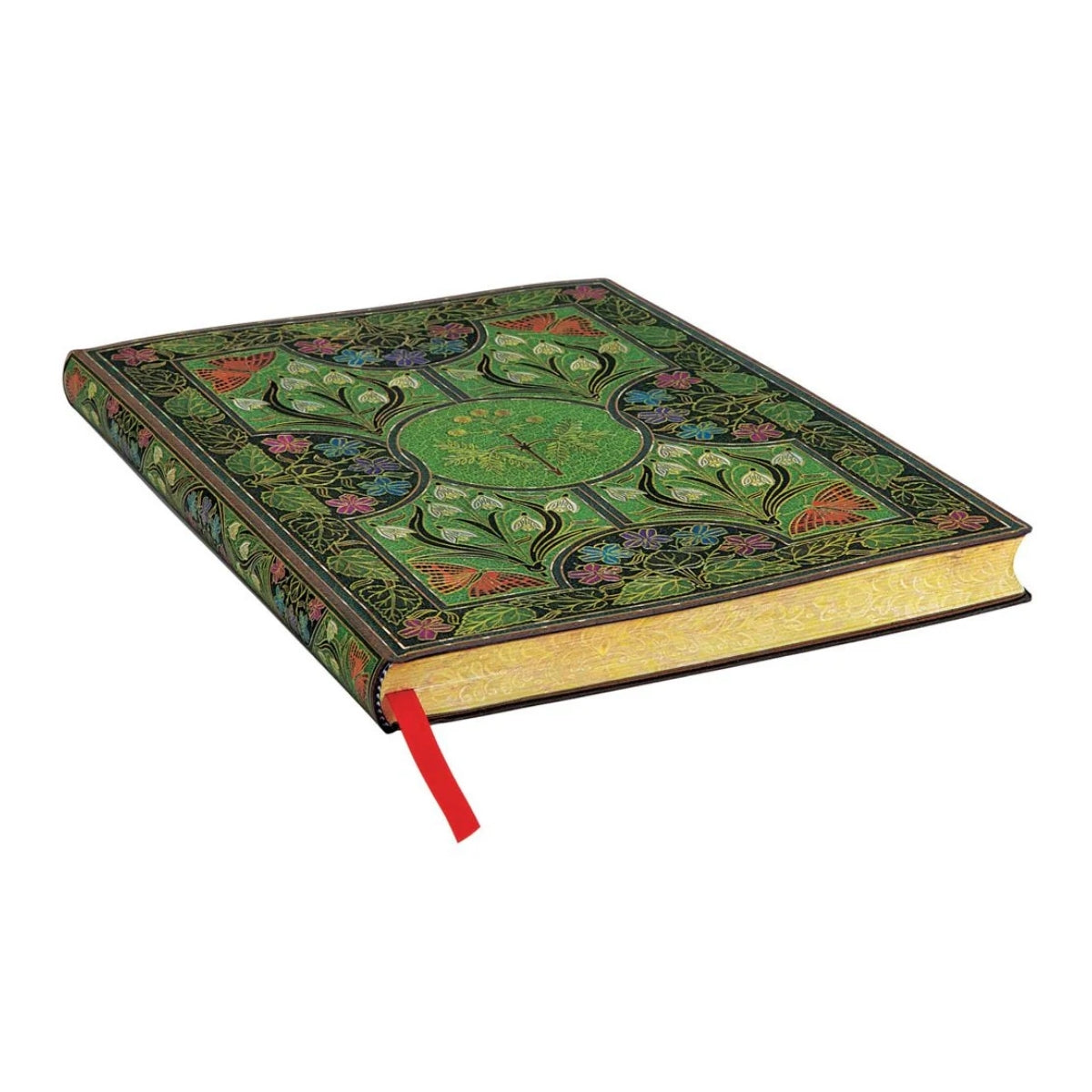 Caderno Paperblanks Poetry in Bloom Capa Flexível Ultra 100g/m² 18x23cm 176 Páginas com Pauta - Fb5358-3