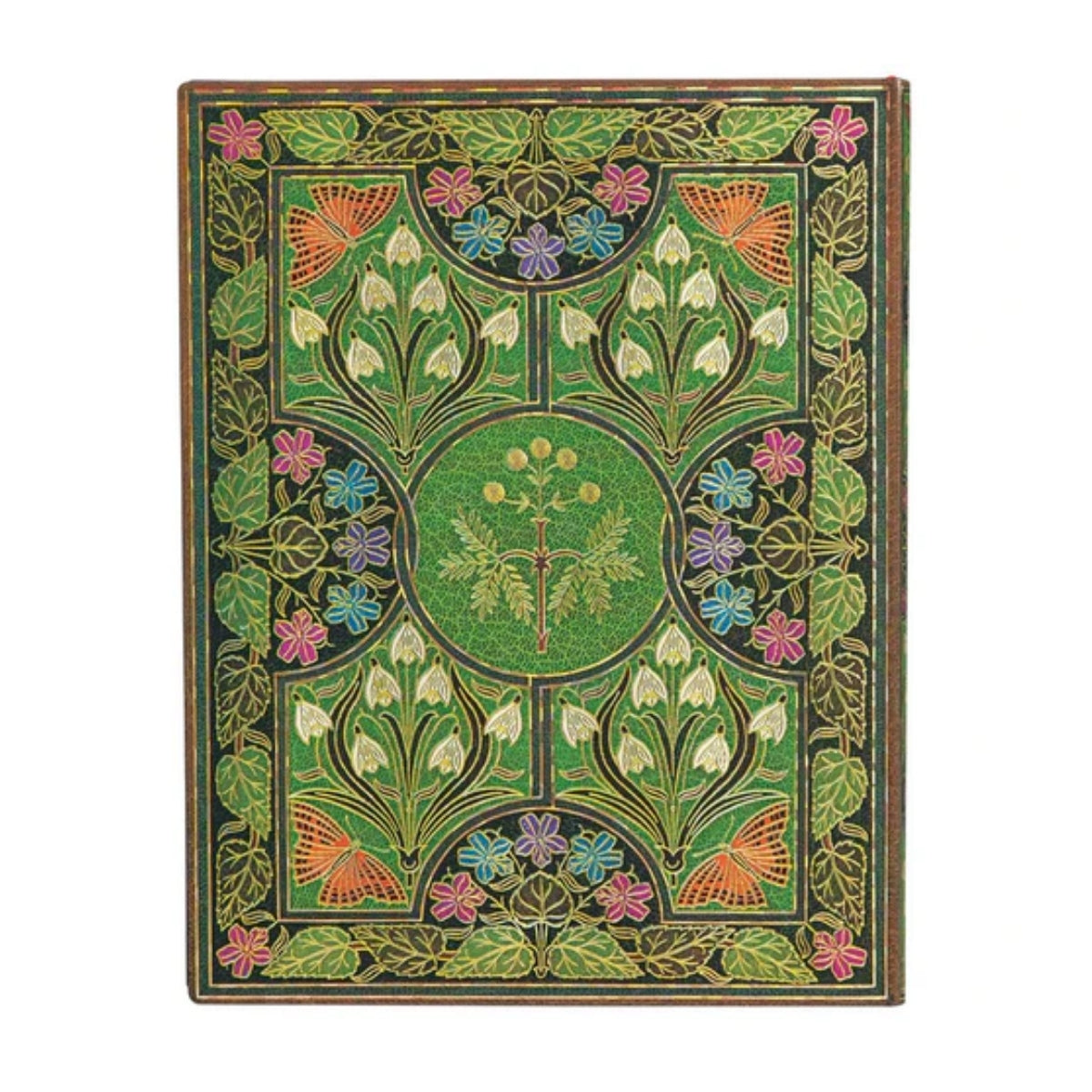 Caderno Paperblanks Poetry in Bloom Capa Flexível Ultra 100g/m² 18x23cm 176 Páginas com Pauta - Fb5358-3