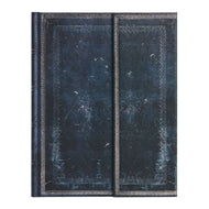 Caderno Paperblanks Old Leather Inkblot Capa Dura Ultra 120g/m² 18x23cm 144 Páginas com Pauta - Pb9309-1