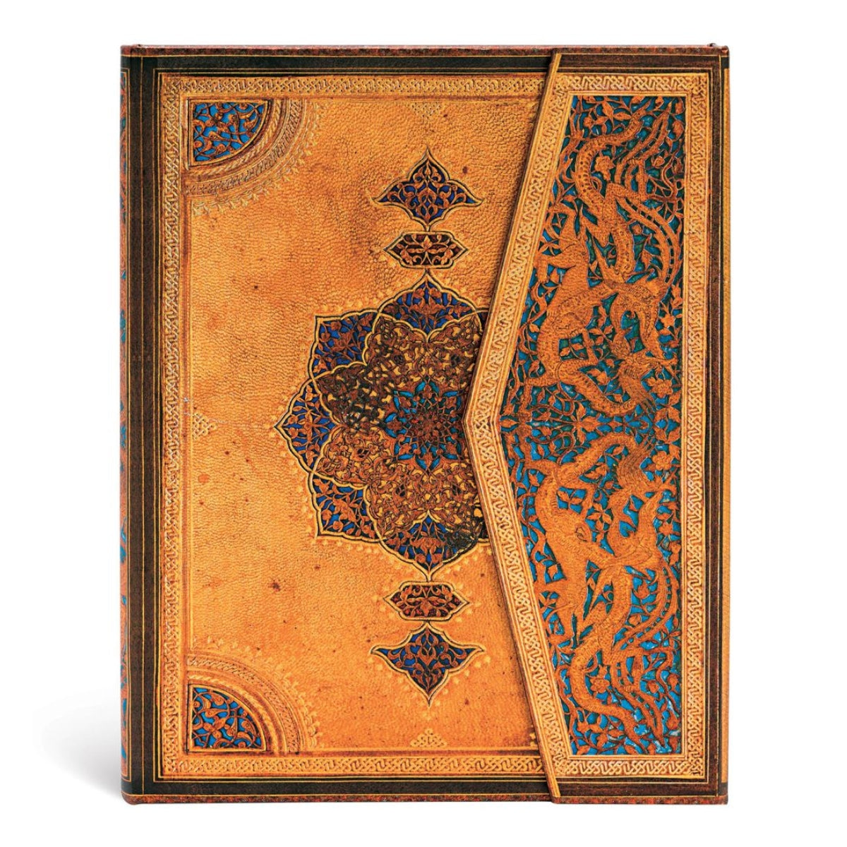 Caderno Paperblanks Safavid Capa Dura Ultra 120g/m² 18x23cm 144 Páginas com Pauta - Pb1601-4