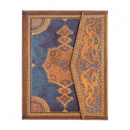 Caderno Paperblanks Safavid Indigo Capa Dura Ultra 120g/m² 18x23cm 144 Páginas com Pauta - Pb8198-2