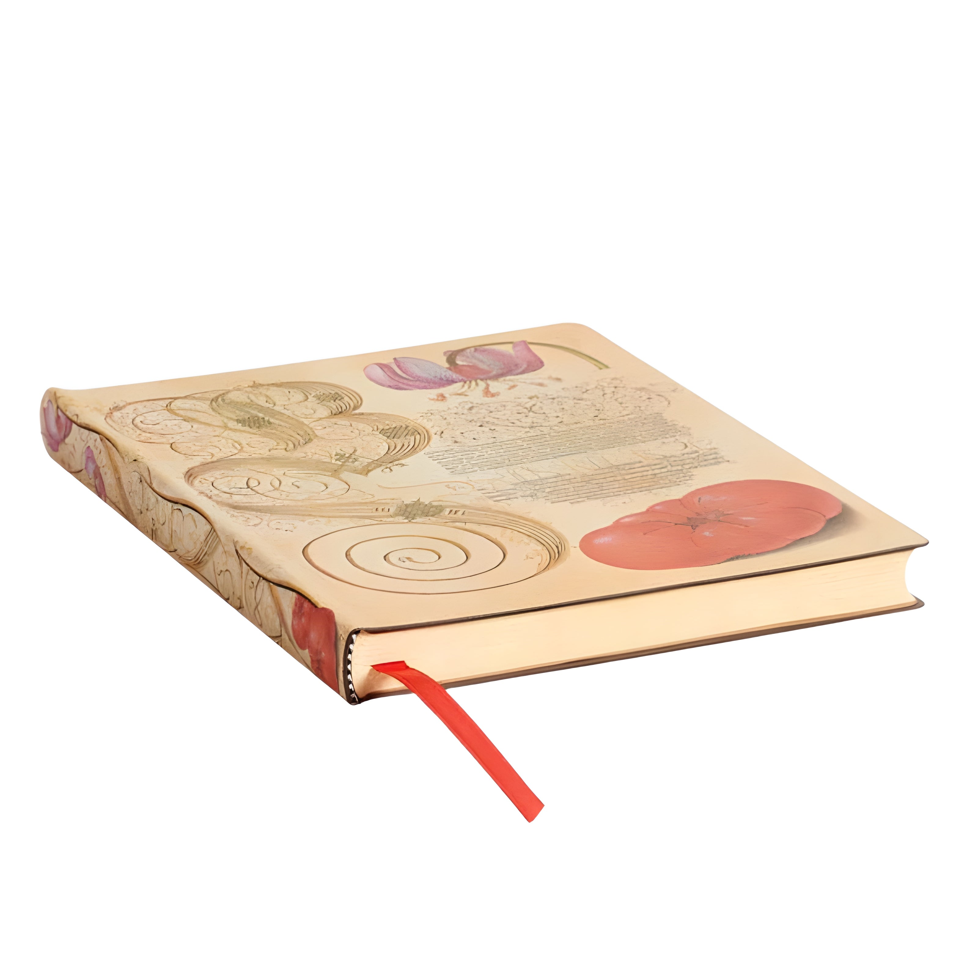 Caderno Paperblanks Lily & Tomato Capa Flexível Midi 100g/m² 13x18cm 176 Páginas com Pauta - Fb9348-0