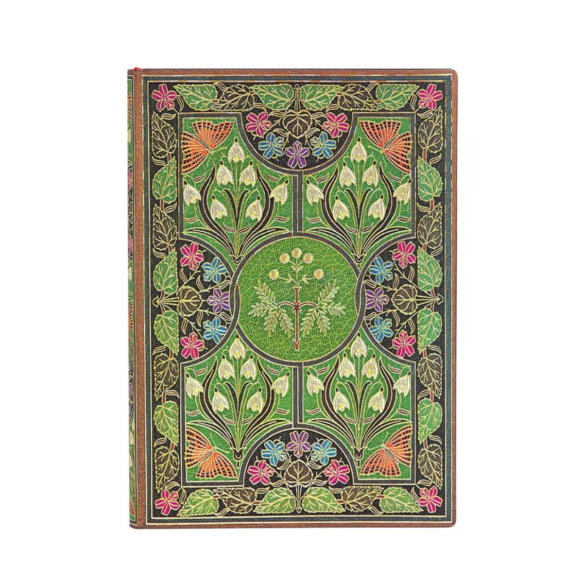 Caderno Paperblanks Poesia em Flor Capa Flexível Midi 100g/m² 13x18cm 176 Páginas com Pauta - Fb5363-7