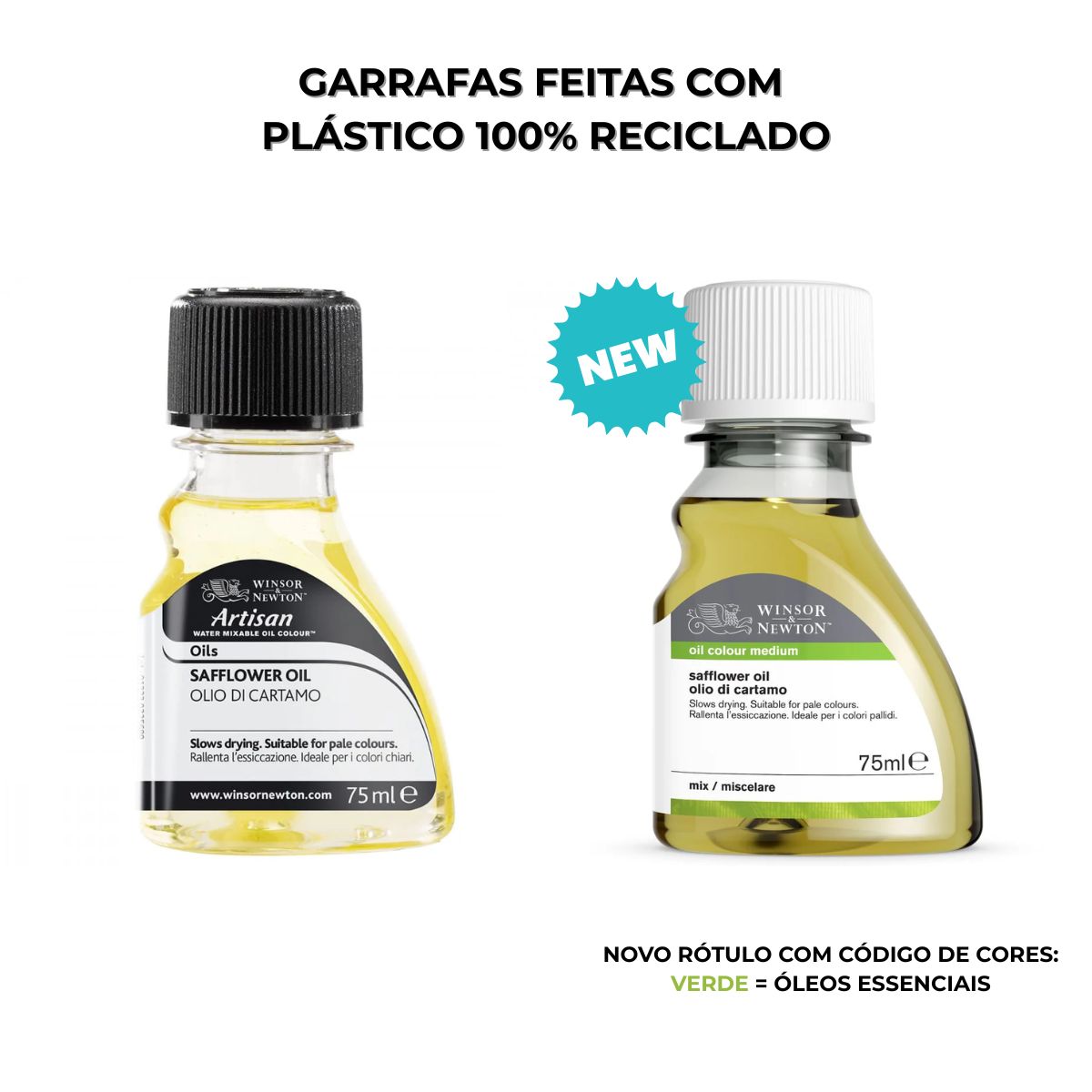 Óleo de Cártamo Winsor & Newton 75ml