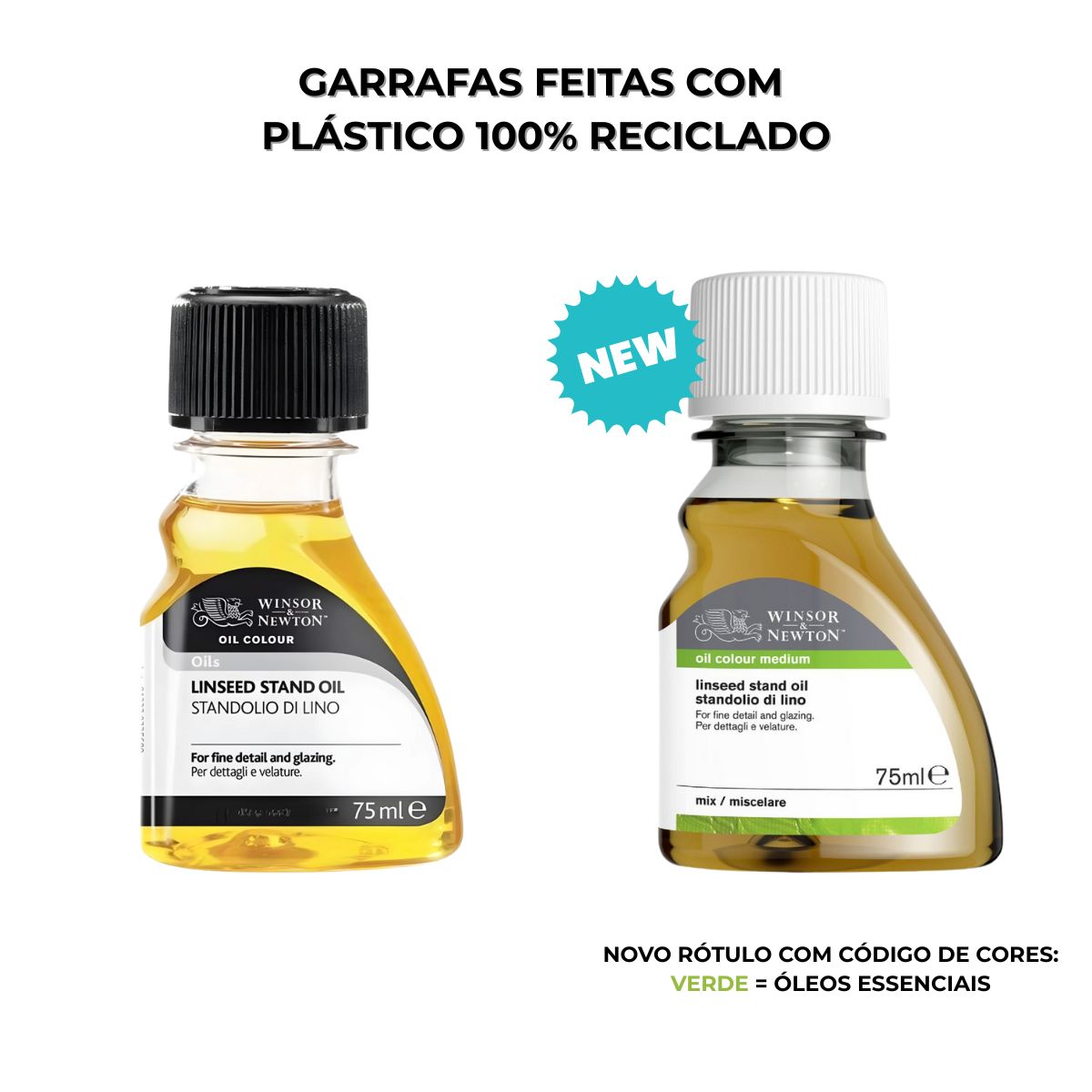 Óleo de Linhaça Winsor & Newton 75ml