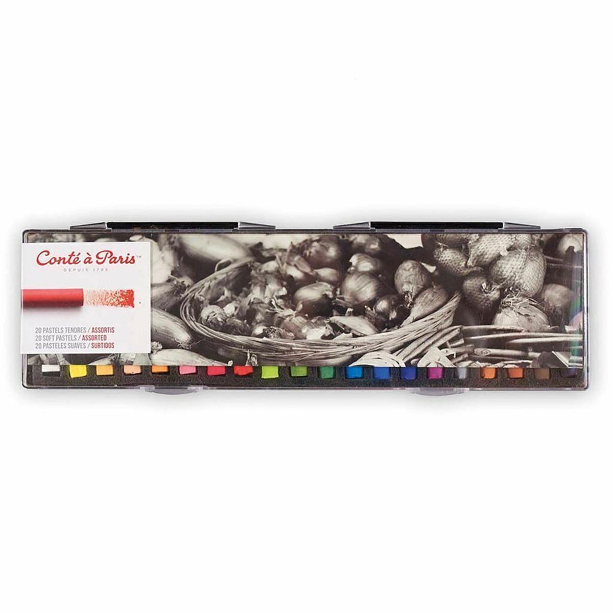 Estojo Giz Pastel Seco Conté À Paris Soft com 20 Cores