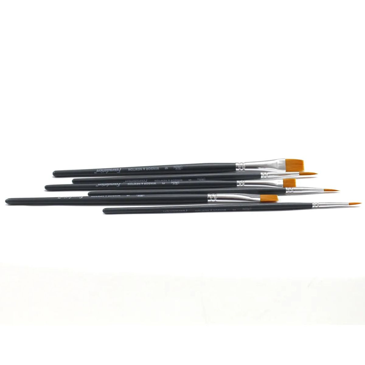 Pincel Aquarela Foundation Sintético Winsor & Newton c/6 Pçs