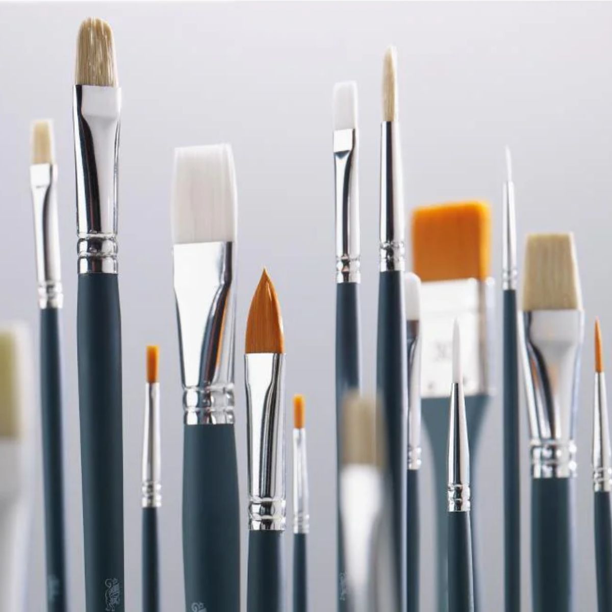 Pincel Acrílico Foundation Winsor & Newton com 6 Unidades 