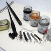 Kit Caligrafia Sinoart Oblique com 5 Penas