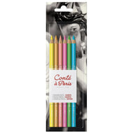 Kit Lápis de Cor Pastel Conté À Paris Conté À Paris com 6 Cores