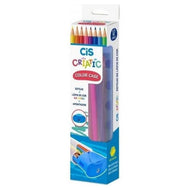 Estojo de Lapis de Cor Criatic Color Case com 12 Cores e 1 Apontador - Azul - Cis