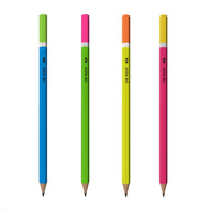 Lapis de Grafite Fluo 2b N2 Sextavado com Borracha - Sortidas - Cis