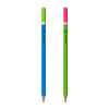 Lapis de Grafite Fluo 2b N2 Sextavado com Borracha - Sortidas - Cis