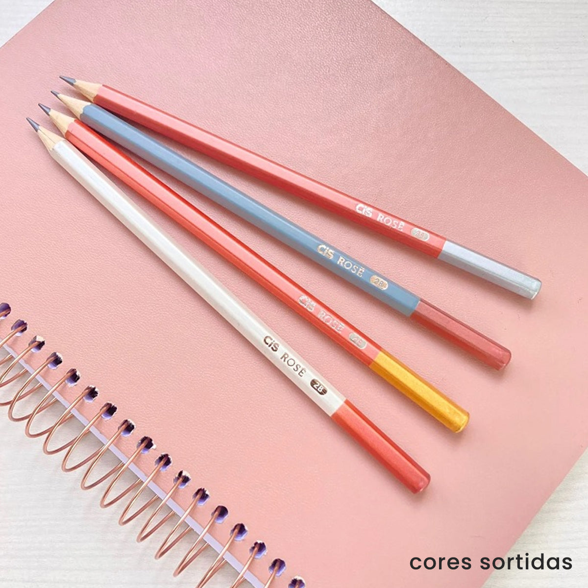 Lapis de Grafite Rose 2b Sextavado - Cis