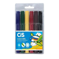 Estojo de Canetinha Hidrografica Big Jumbo 1 - 2mm Lavavel com 6 Cores - Cis