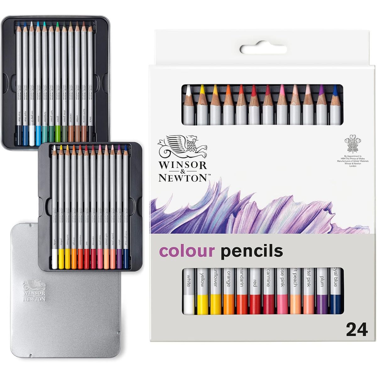 Estojo Lápis de Cor Studio Collection Winsor & Newton com 24 Cores