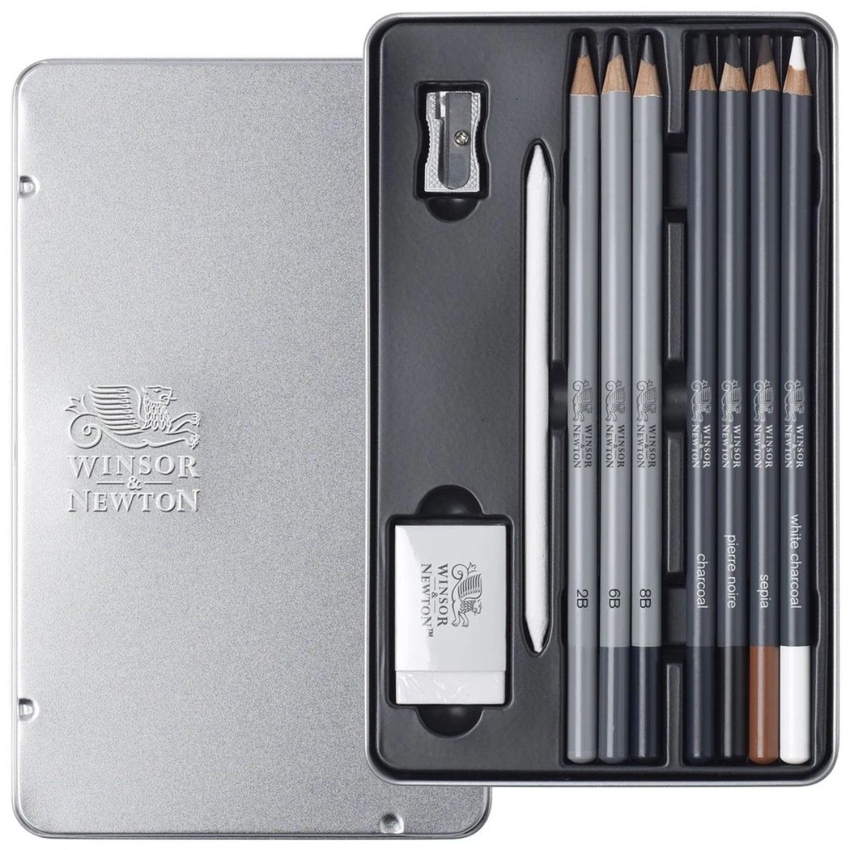 Estojo Lápis para Desenho e Esboço Studio Collection Winsor & Newton com 10 Pecas
