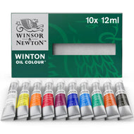 Estojo Tinta Óleo Winton Winsor & Newton 12ml com 10 Cores