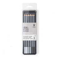 Estojo Lápis Carvão Studio Collection Winsor & Newton com 6 Unidades