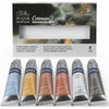 Estojo Tinta Aquarela Cotman Winsor & Newton 8ml com 6 Cores Metálicas