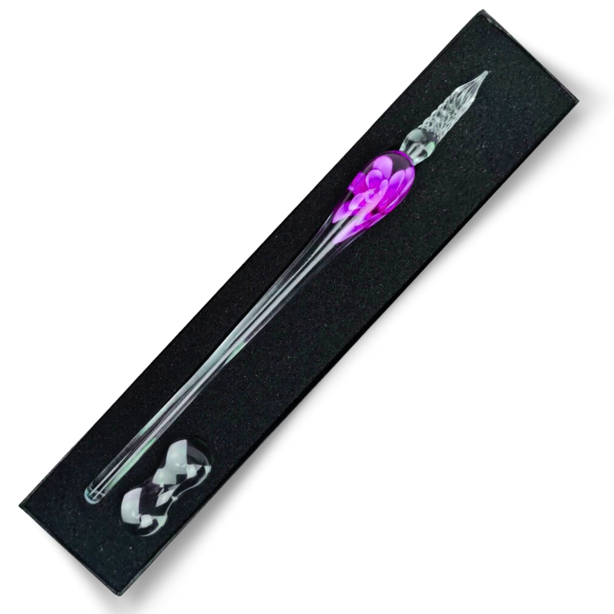 Pena de Vidro para Caligrafia Sinoart Floral Verde