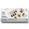 Estojo Tinta Aquarela Pastilha Cotman Winsor & Newton com 9 Peças Floral