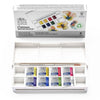 Estojo Tinta Aquarela Pastilha Cotman Winsor & Newton com 9 Peças Floral