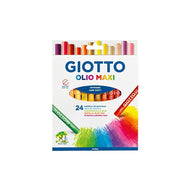 Estojo de Giz de Cera Giotto Pastel Oleoso Maxi 24 Cores F293800