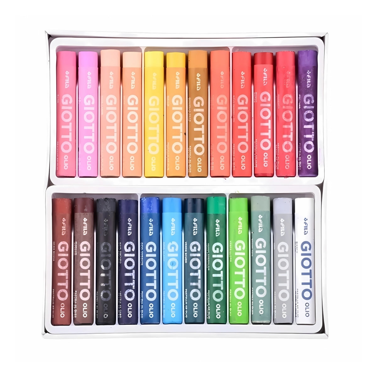 Estojo de Giz de Cera Giotto Pastel Oleoso Maxi 24 Cores F293800