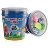 Pote Massinha Soft para Modelar 50g com 6 Cores Glitter - Utiguti