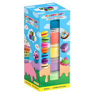 Estojo Massinha Soft para Modelar 200g com 5 Cores Mix Candy Color - Utiguti