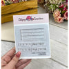 Kit Carimbos G Linhas e Checklist Scrapbook Planner - Lilipop