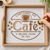 Stencil Retangular Cantinho do Café 20x25cm para Pintura Decorativa e Artesanato Str-161 - Litoarte