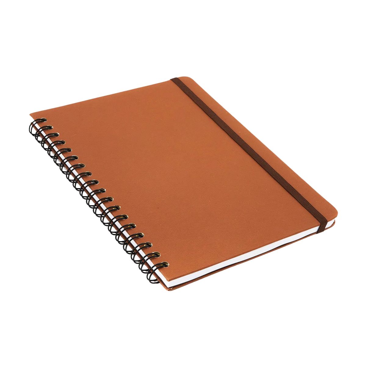 Caderno Colegial Espiral Cicero 17,3x24cm 80 Folhas Pautado - Clássica Caramelo