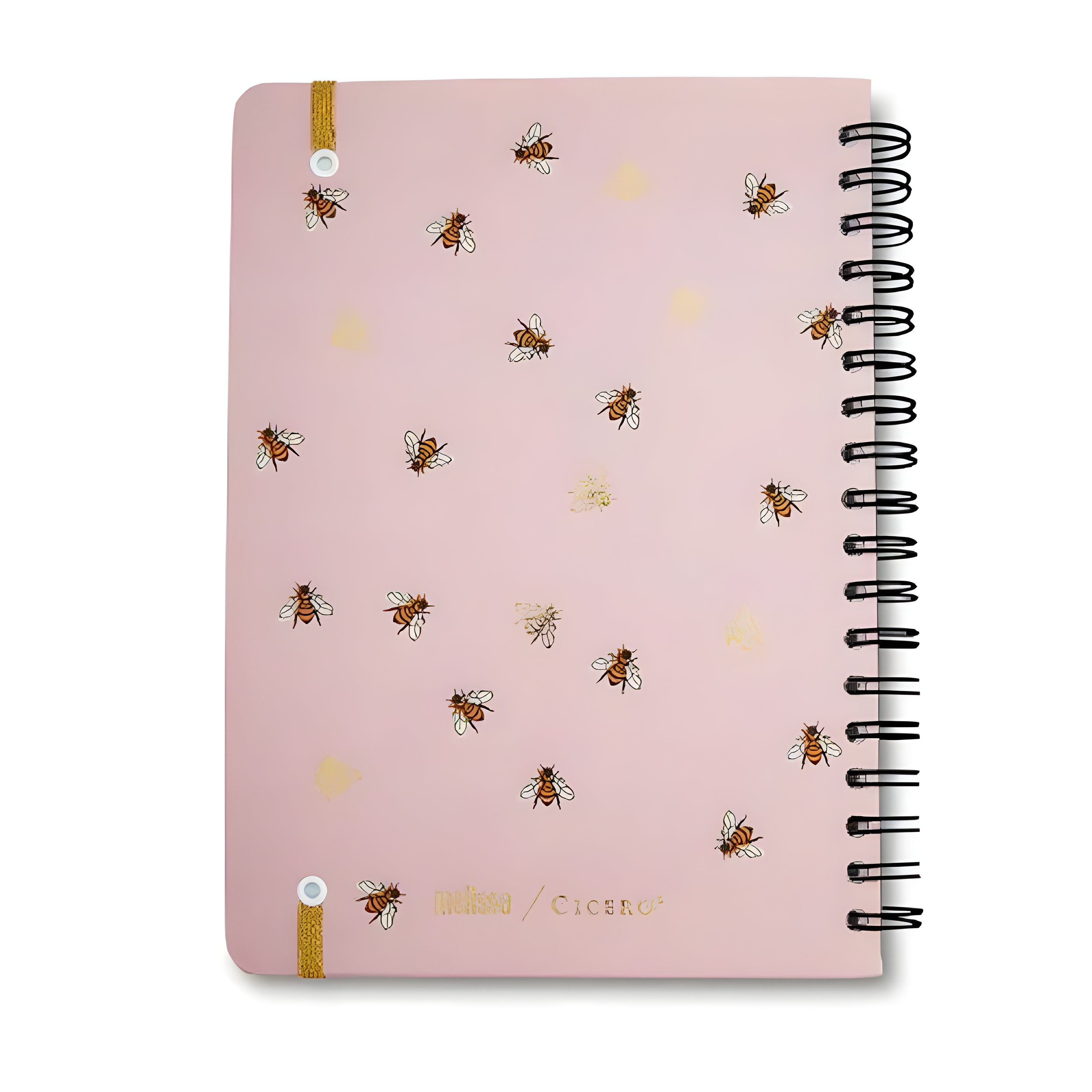 Caderno Colegial Espiral Cicero 17,3x24cm 80 Folhas Pautado - Melissa Colmeia