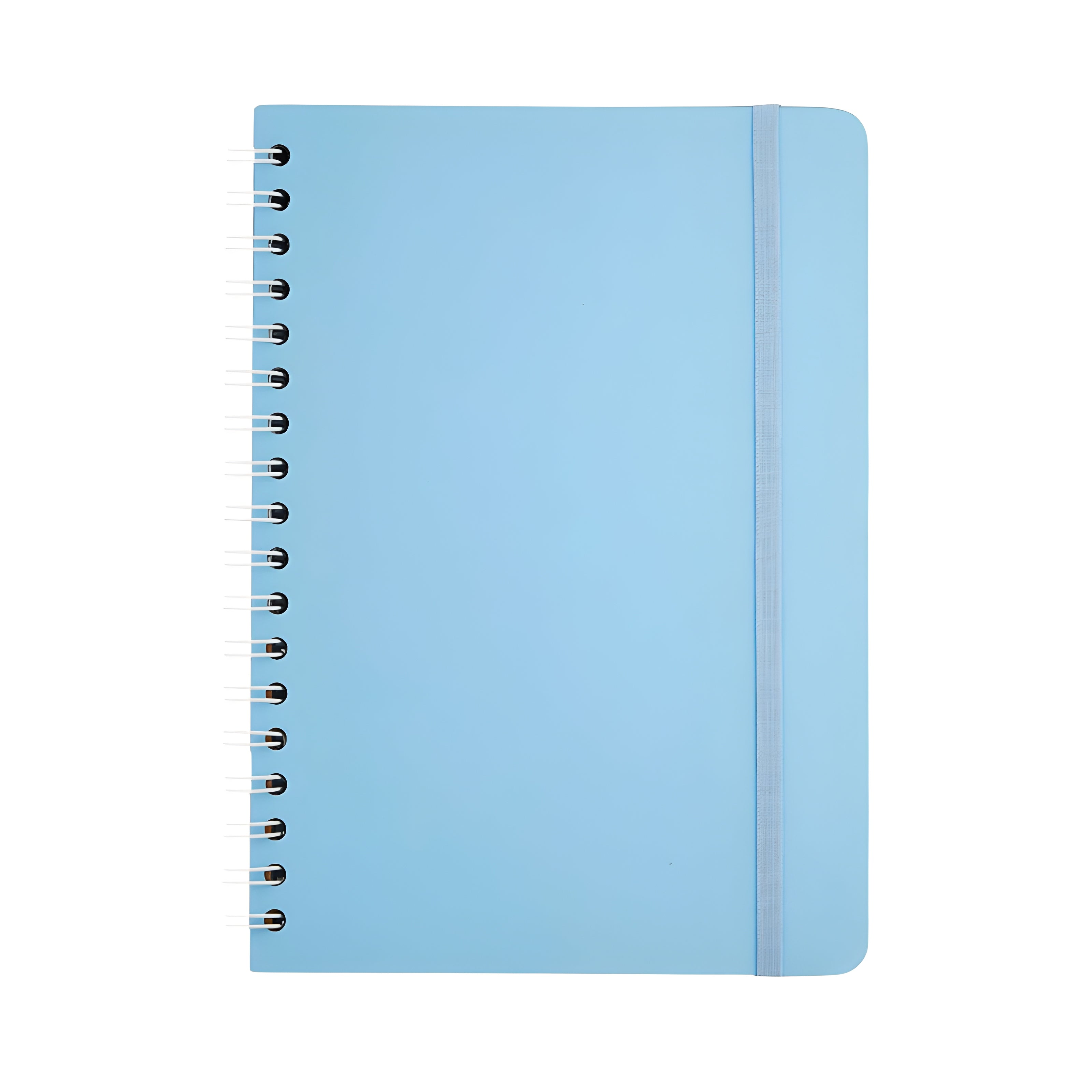 Caderno Colegial Espiral Cicero 17,3x24cm 80 Folhas Pautado - Clássica Pastel Azul