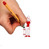 Estojo de Caneta Multiuso Point 88 Extrafina Stabilo 0.4Mm com 08 Cores Tons de Vermelho