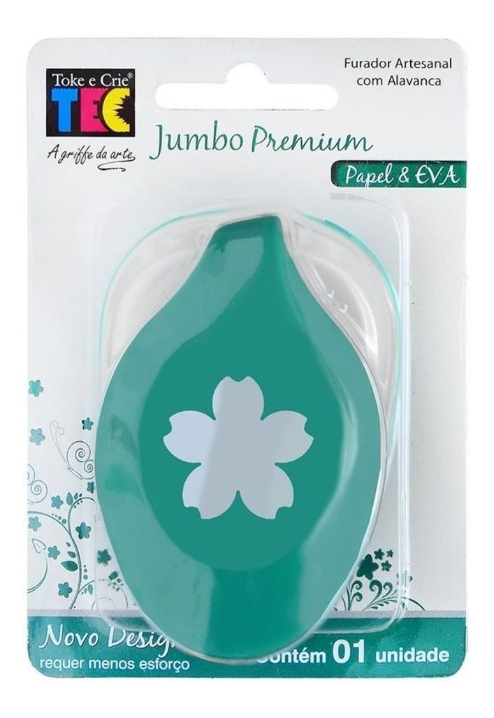 Furador com Alavanca Jumbo Fja024 Flora Saku Toke e Crie