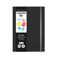 Caderno Illustrabook Aquarela Rafe A5 Celulose 200g com 30 Folhas Artools 622187