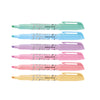 Estojo Marca Texto Flash Pastel com 6 Cores - Tris