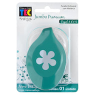 Furador de Papel Alavanca Scrapbook Jumbo Premium Flor Hélice 23x23mm - Toke e Crie