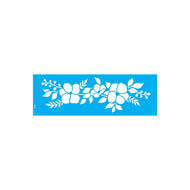 Stencil Opa 10x30cm - Flor do Campo - 3346