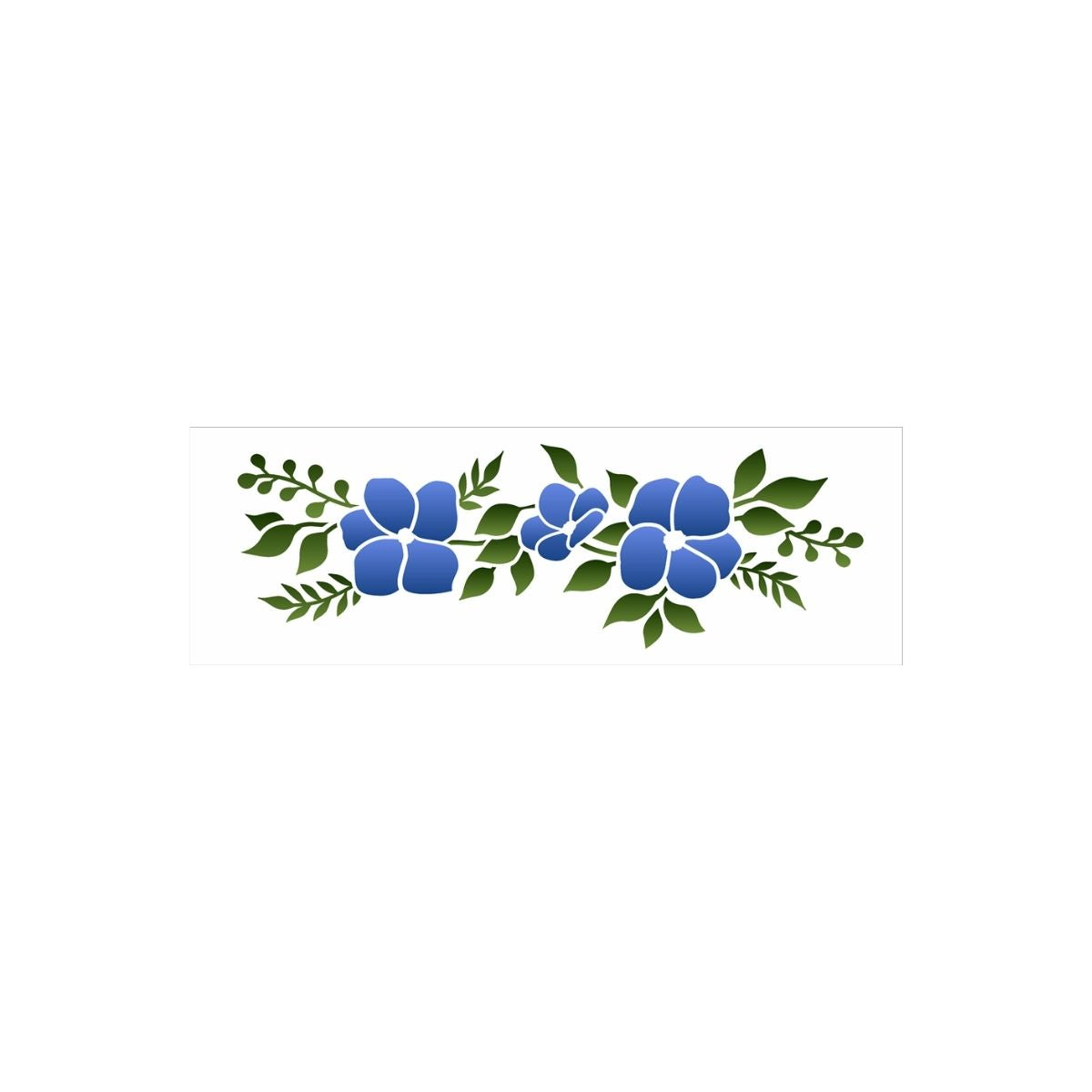 Stencil Opa 10x30cm - Flor do Campo - 3346