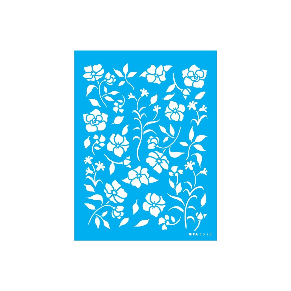 Stencil Opa 15x20cm - Estamparia Floral Iii - 3348