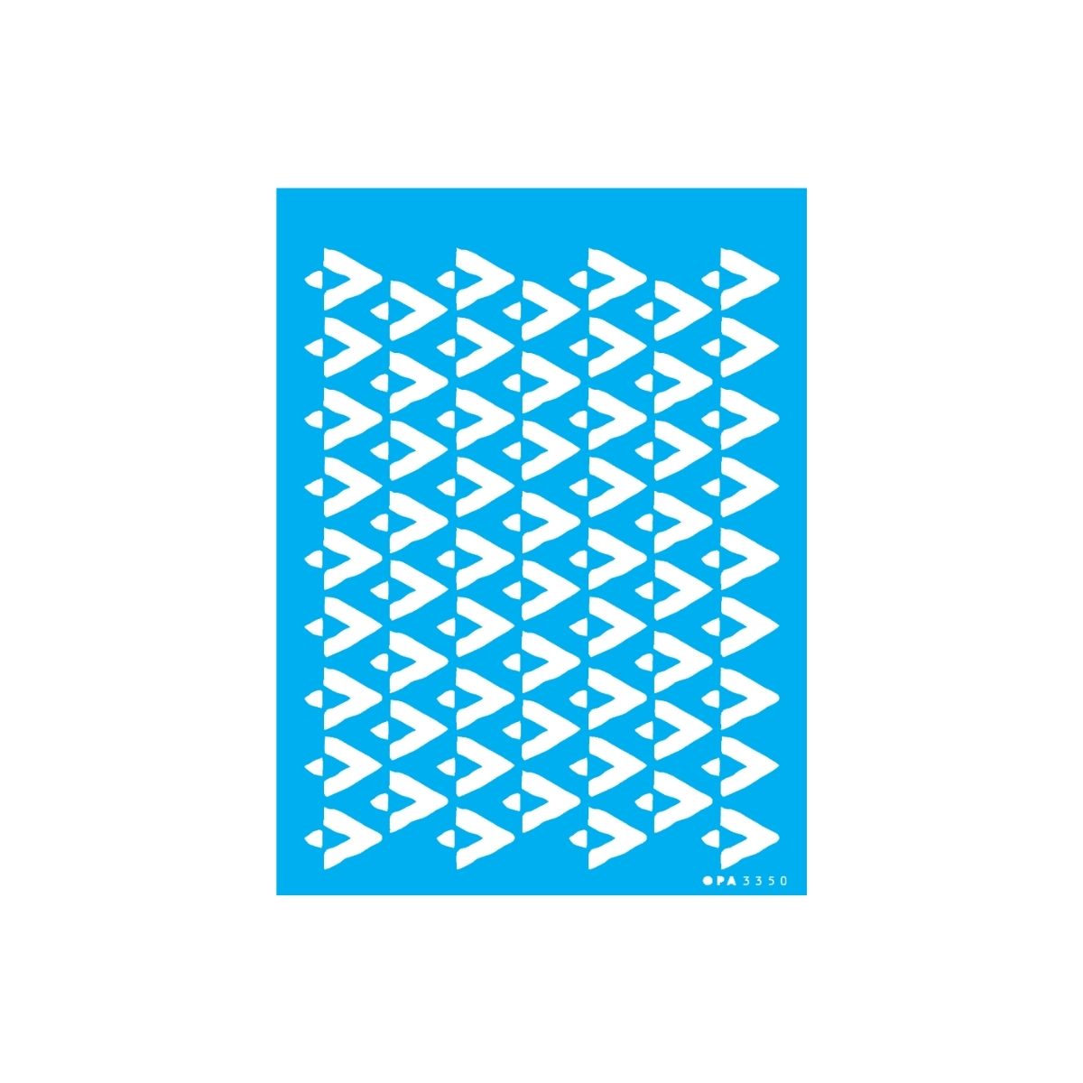 Stencil Opa 15x20cm - Estamparia Triângulos Irregulares - 3350
