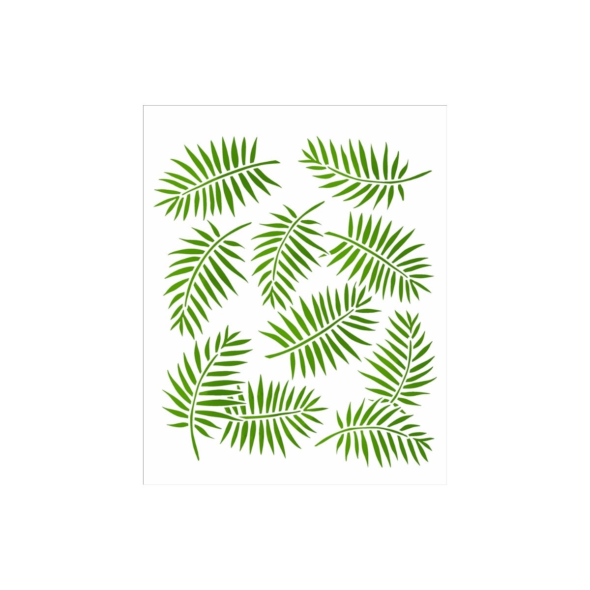Stencil Opa 20x25cm - Folhas V - 3362